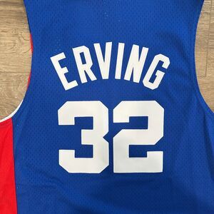 Reebok Hardwood Classics NY Nets Julius‎ Erving Jersey Size Large